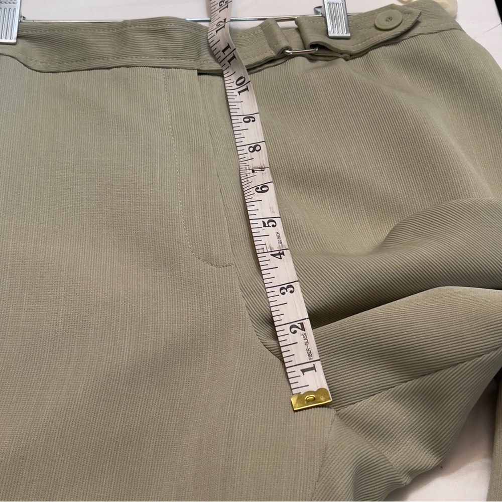 Jones NY Light Sage Green Blazer PantSuit 2Pc Set Sz 12 NWT High Waist Loose Fit - Picture 13 of 16
